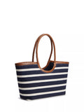 Tommy Hilfiger navy blue stripe tote bag (British brand)