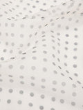Mango polka dot scarf beige 57cm square (British brand)