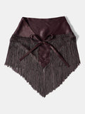 Mint Velvet satin waist scarf brown (British brand)