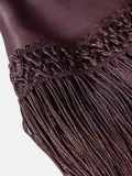Mint Velvet satin waist scarf brown (British brand)