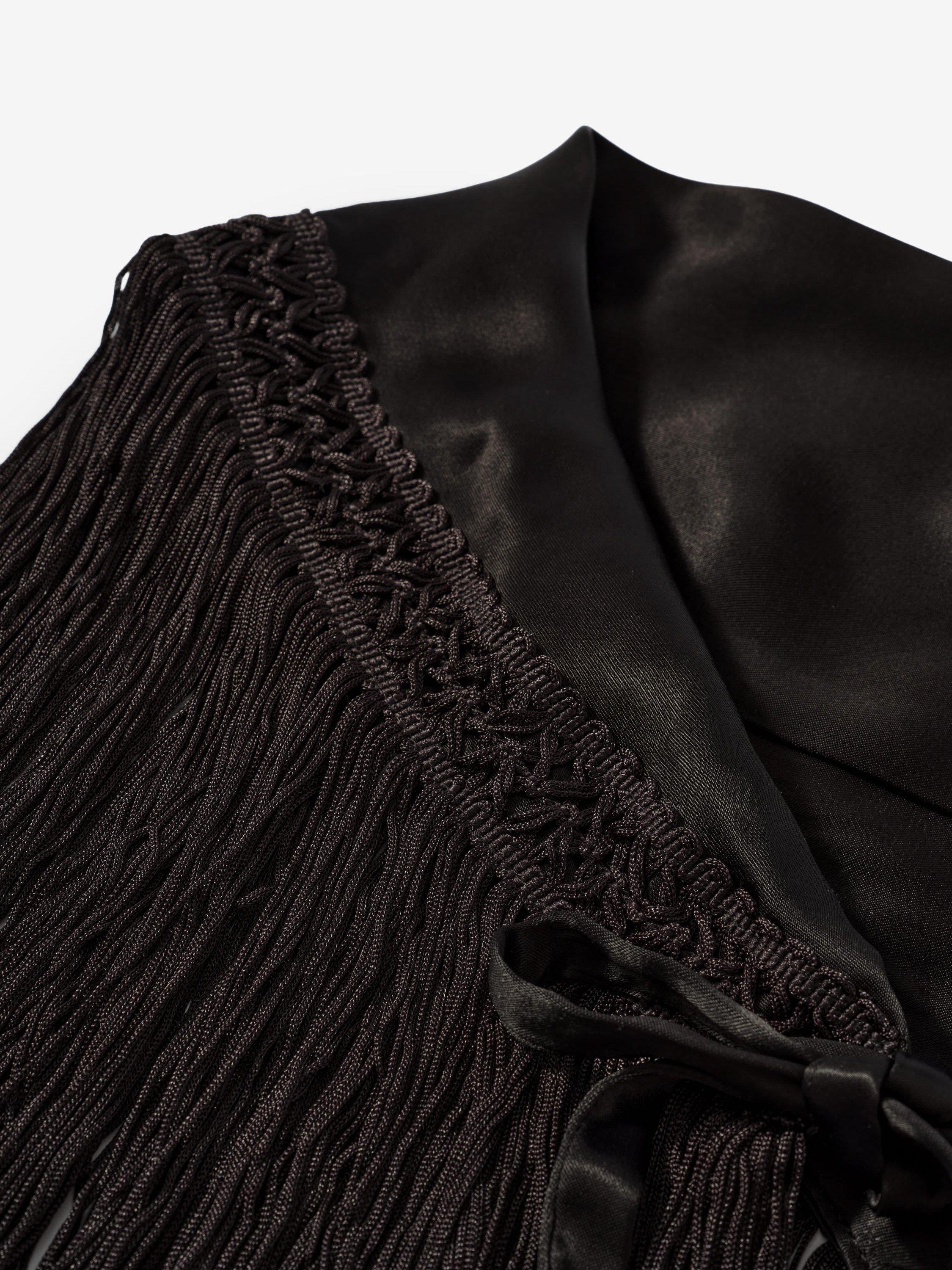 Mint Velvet satin waist scarf brown (British brand)
