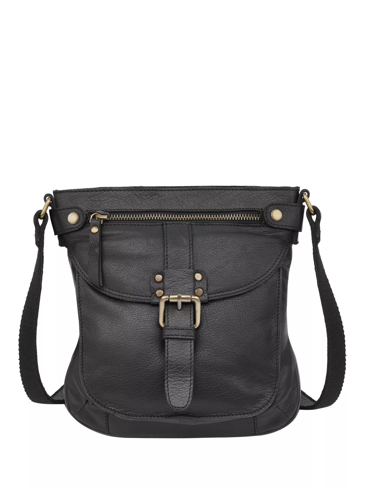 Celtic & Co leather crossbody bag black, UK version