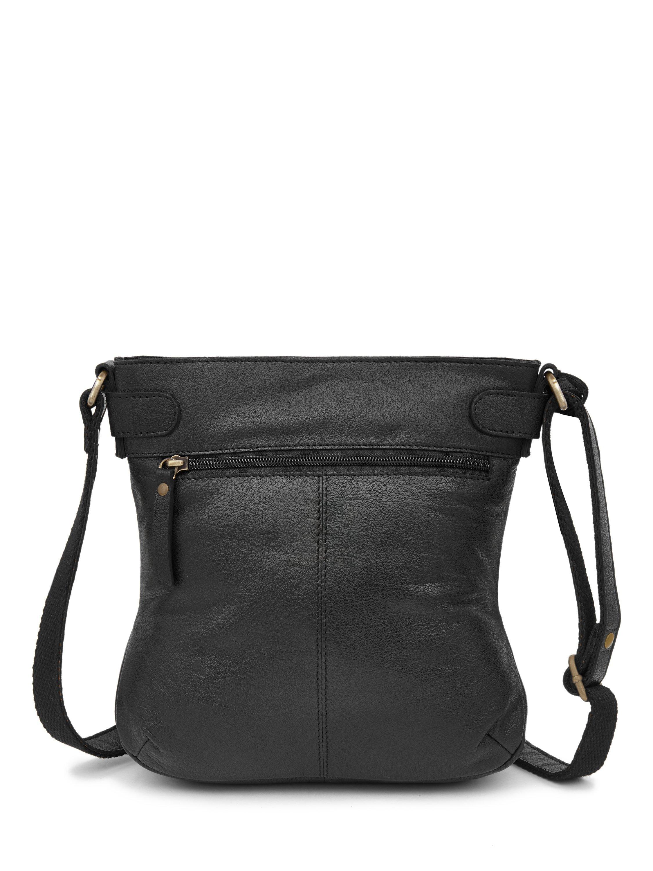 Celtic & Co leather crossbody bag black, UK version