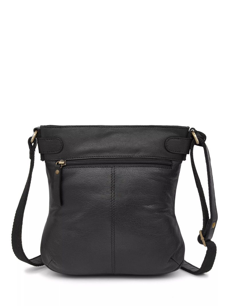 Celtic & Co leather crossbody bag black, UK version