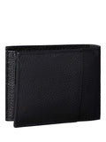 Calvin Klein trifold leather wallet black foil embossed, UK version