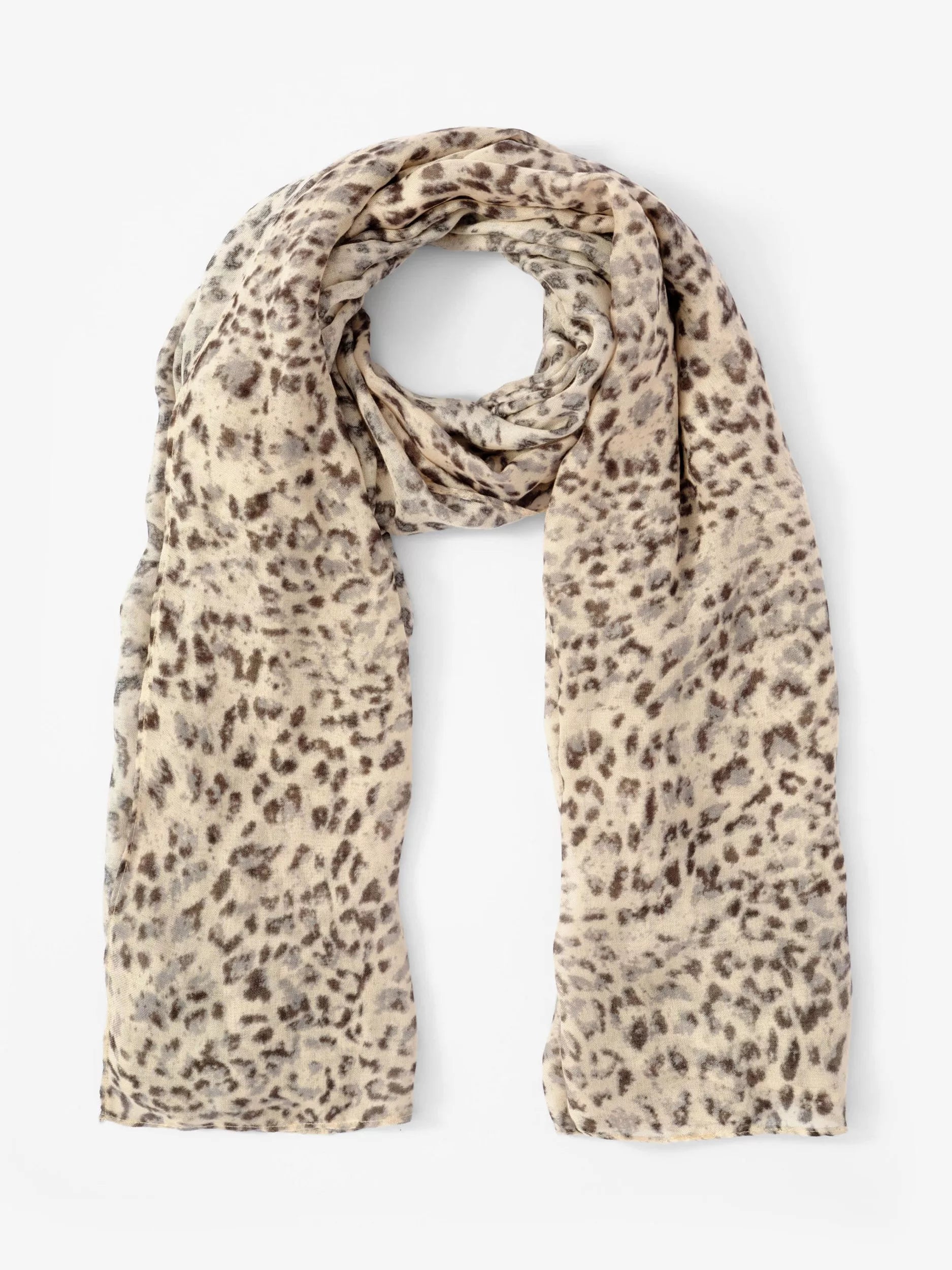 Mint Velvet leopard print lightweight scarf 100x180cm, UK version