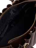 Dune London tote bag Dolly pleated brown - British product