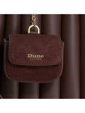 Dune London tote bag Dolly pleated brown - British product
