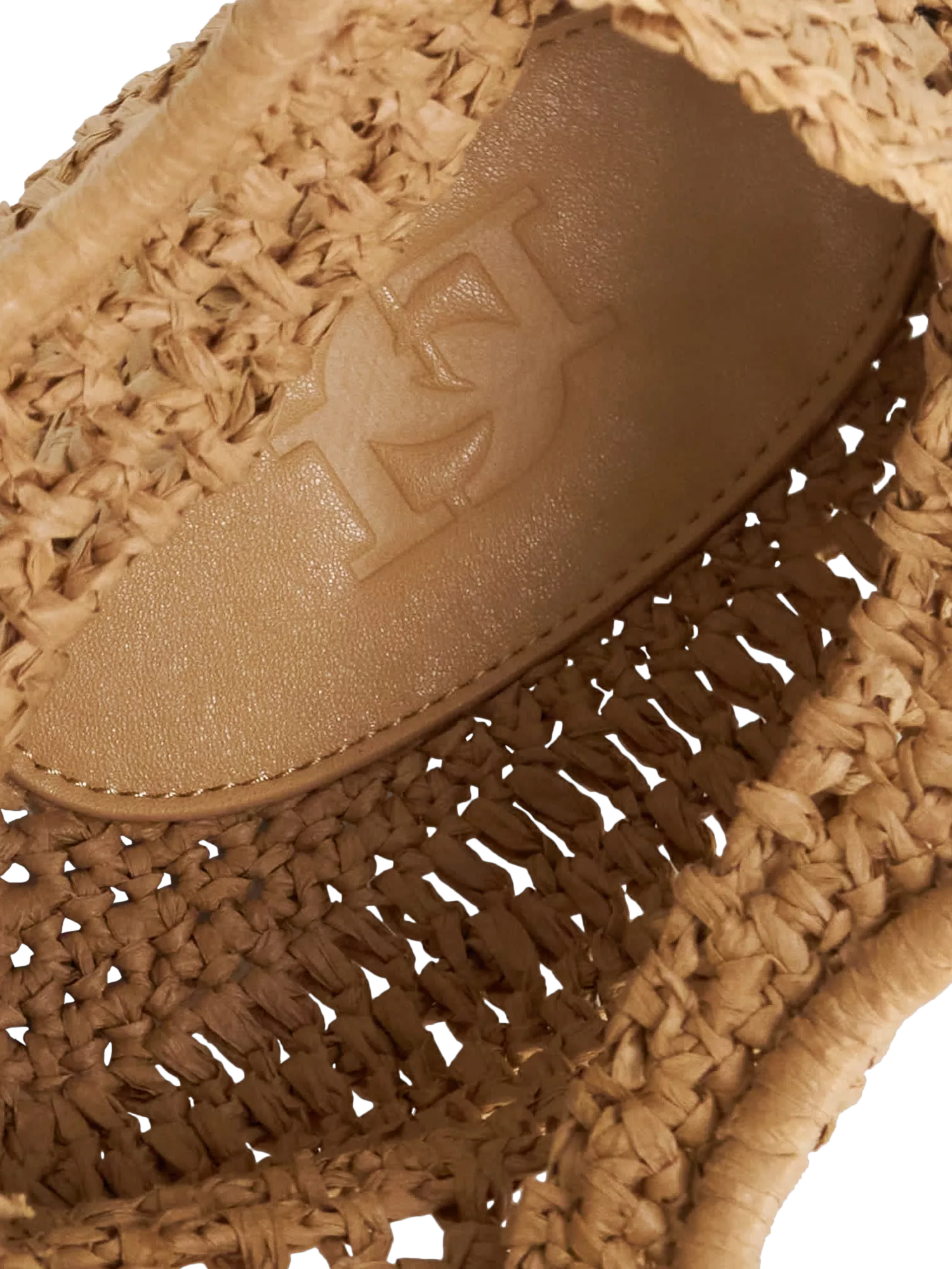 Dune London textured grab bag natural - British product