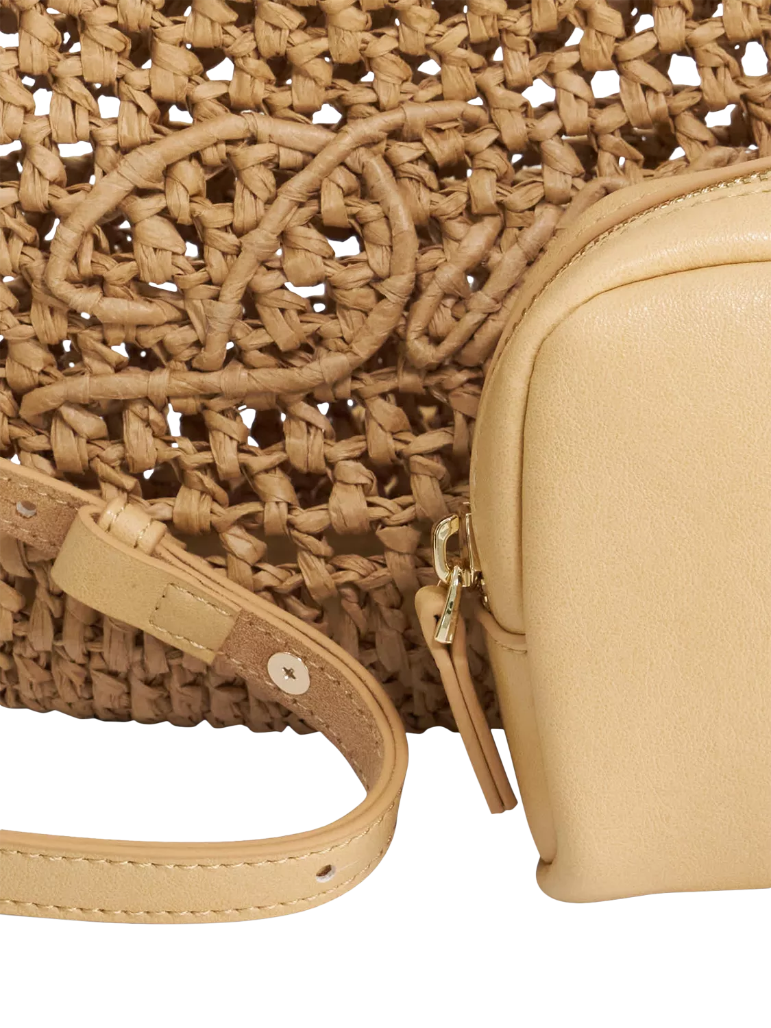 Dune London textured grab bag natural - British product