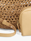 Dune London textured grab bag natural - British product
