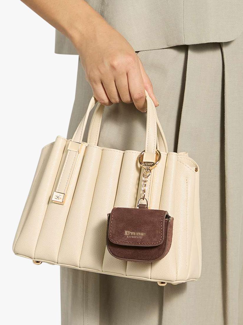Dune London Mini Pleated Tote Bag Ecru, UK version