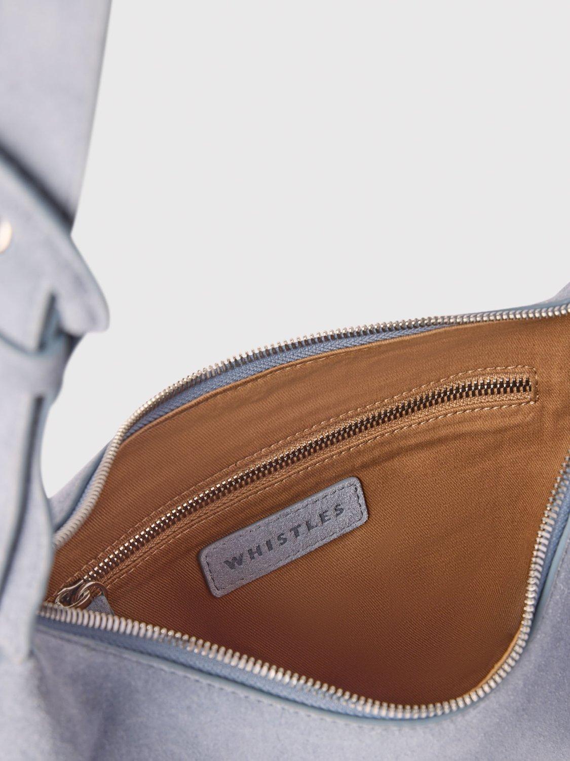 Whistles Small Sia suede cross body bag - British product