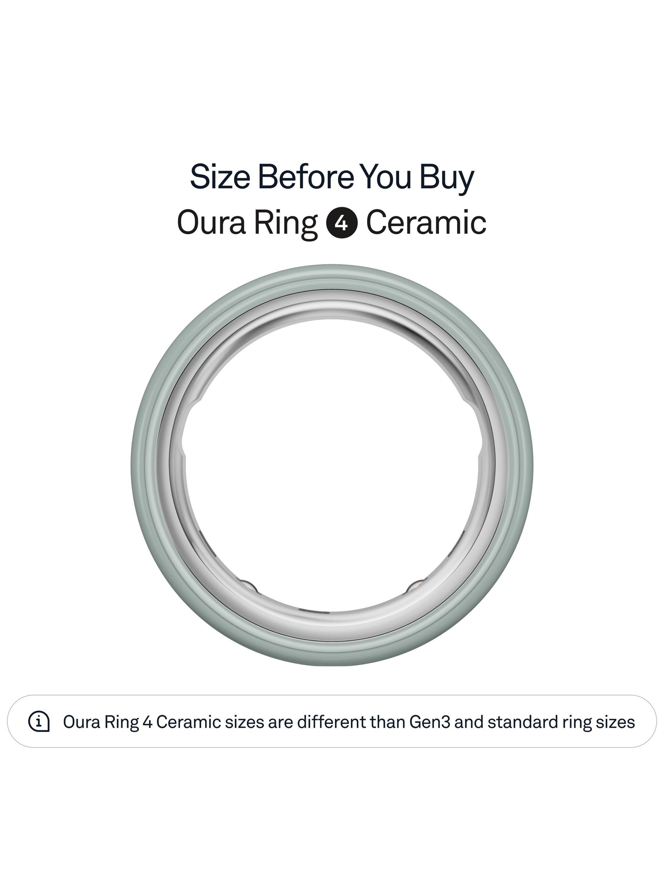Oura Ring 4 Ceramic smart ring, UK version