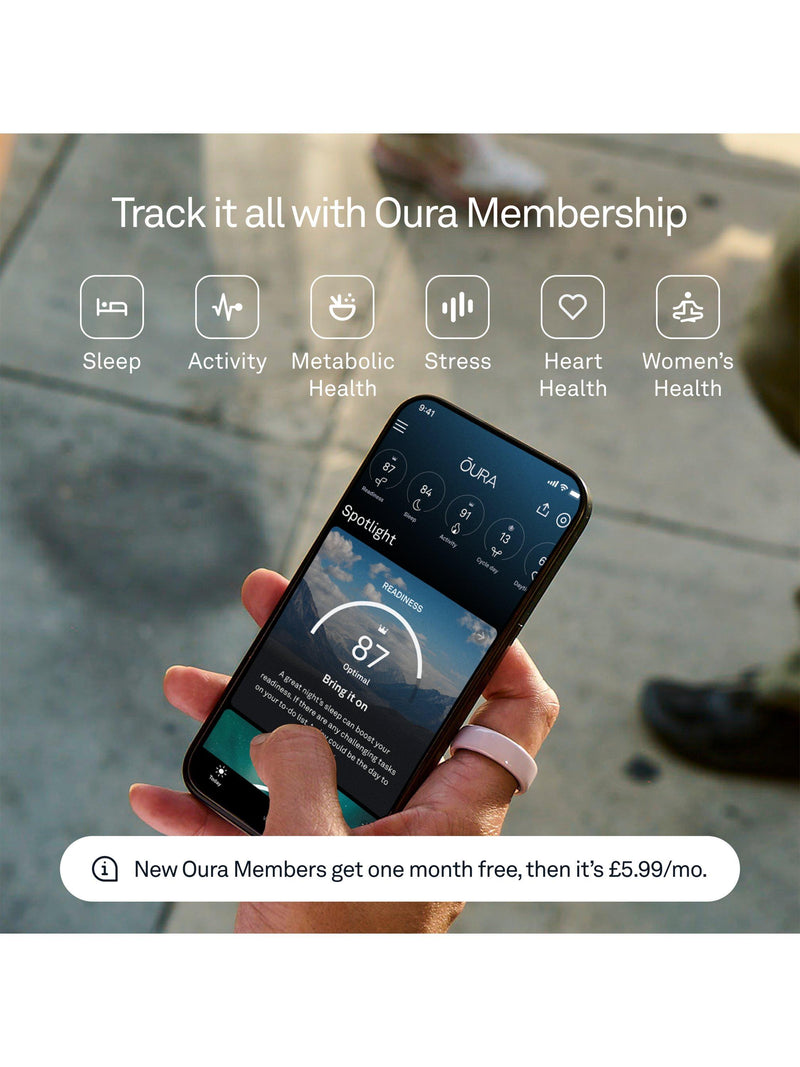 Oura Ring 4 Ceramic smart ring, UK version