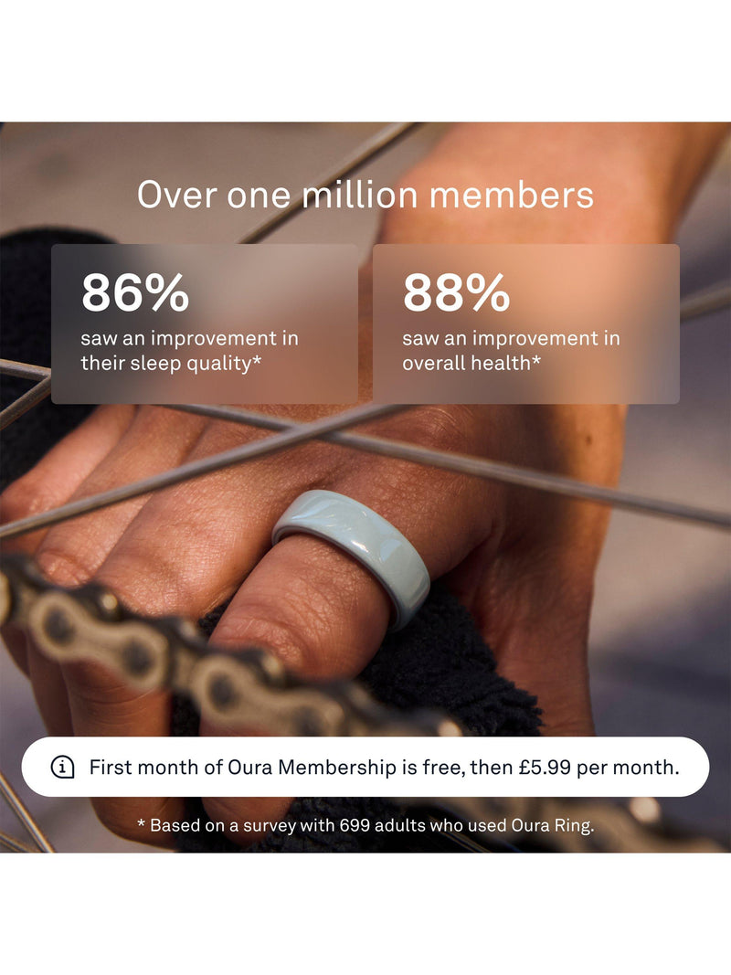 Oura Ring 4 Ceramic smart ring, UK version