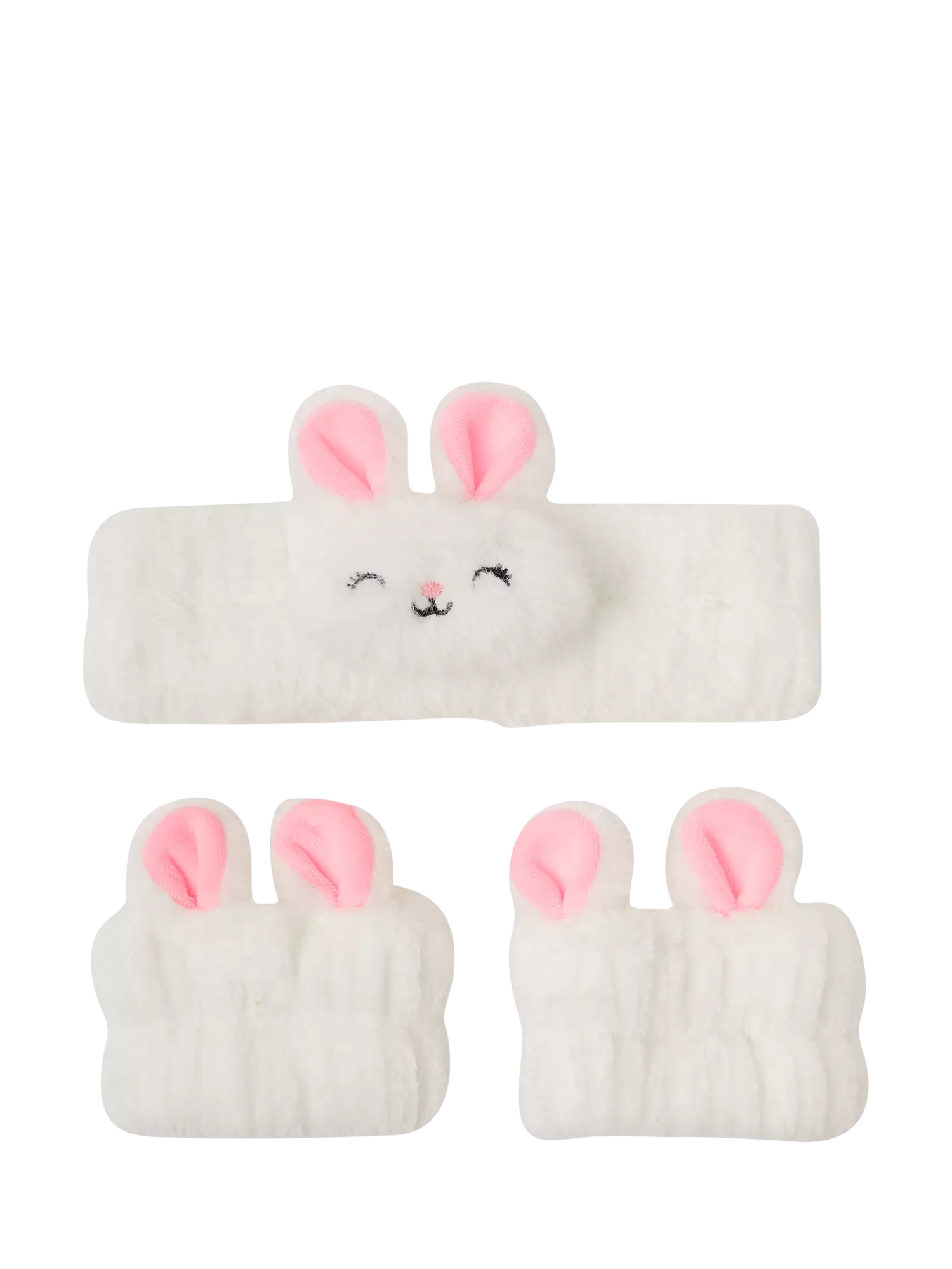 Angels by Accessorize white bunny wash band set, imported from the UK