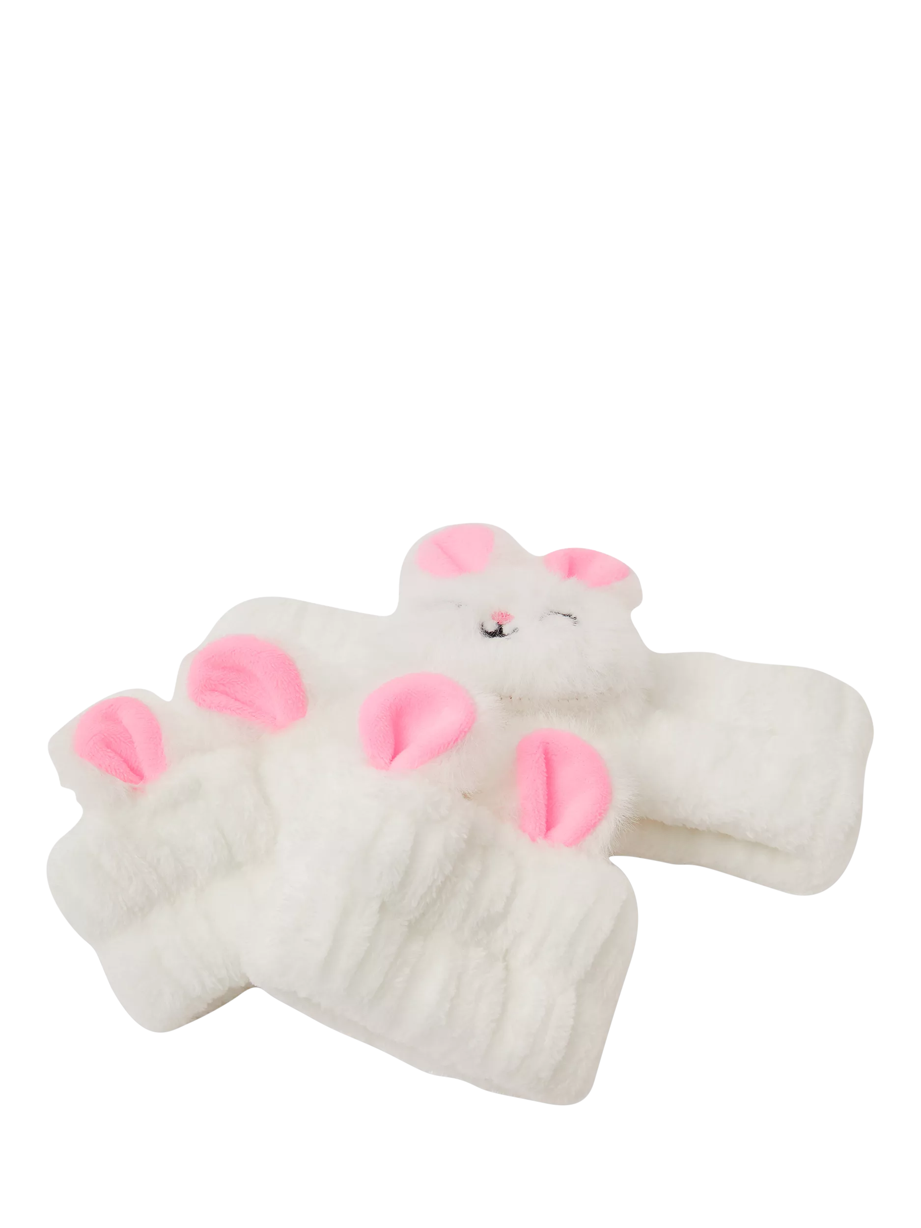 Angels by Accessorize white bunny wash band set, imported from the UK