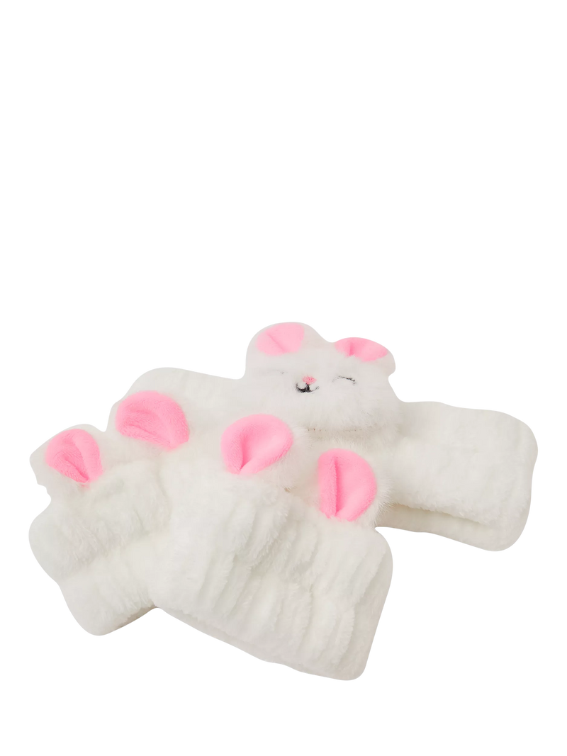 Angels by Accessorize white bunny wash band set, imported from the UK