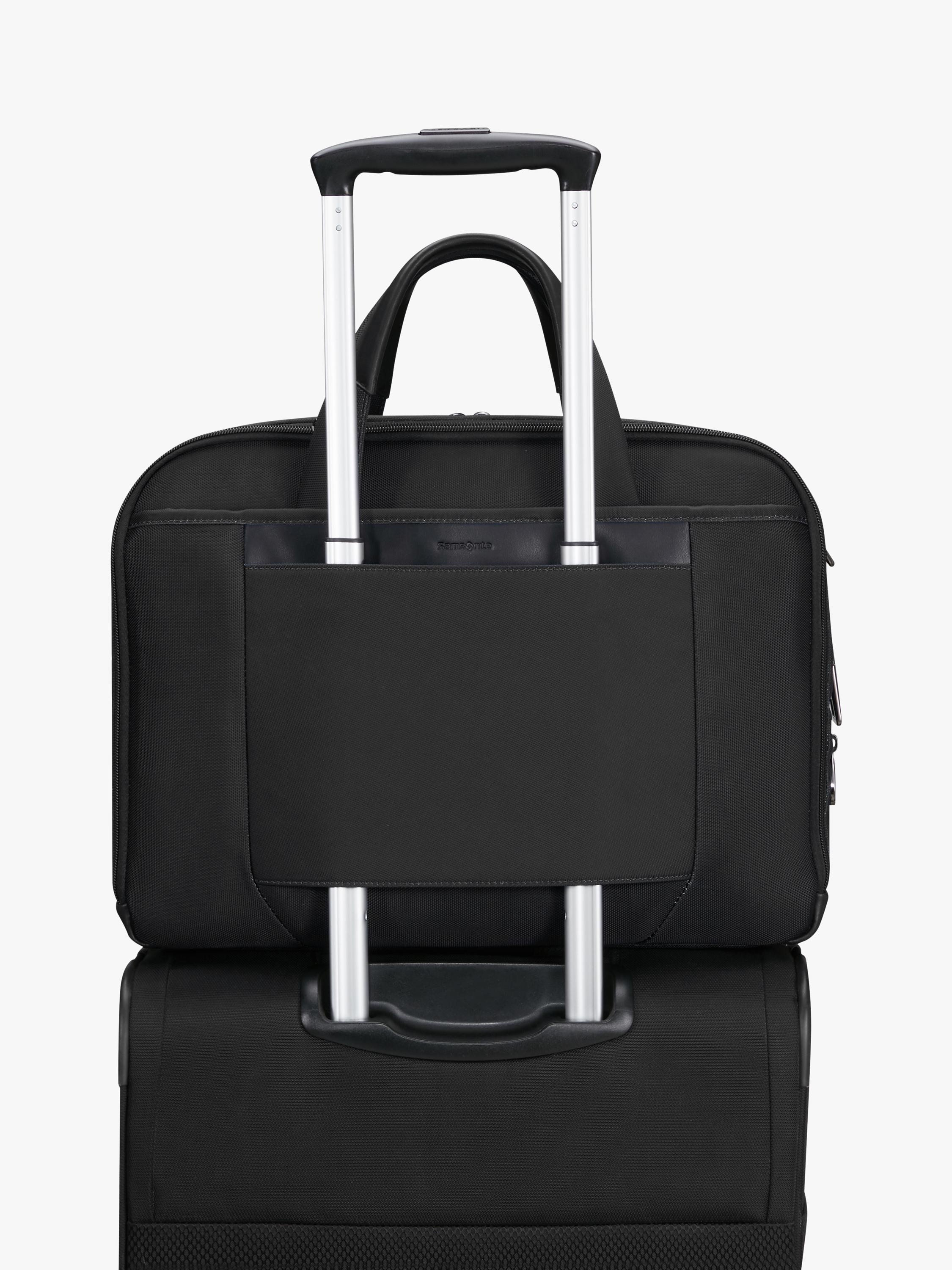 Samsonite Spectrolite briefcase black 16/23L, imported from the UK