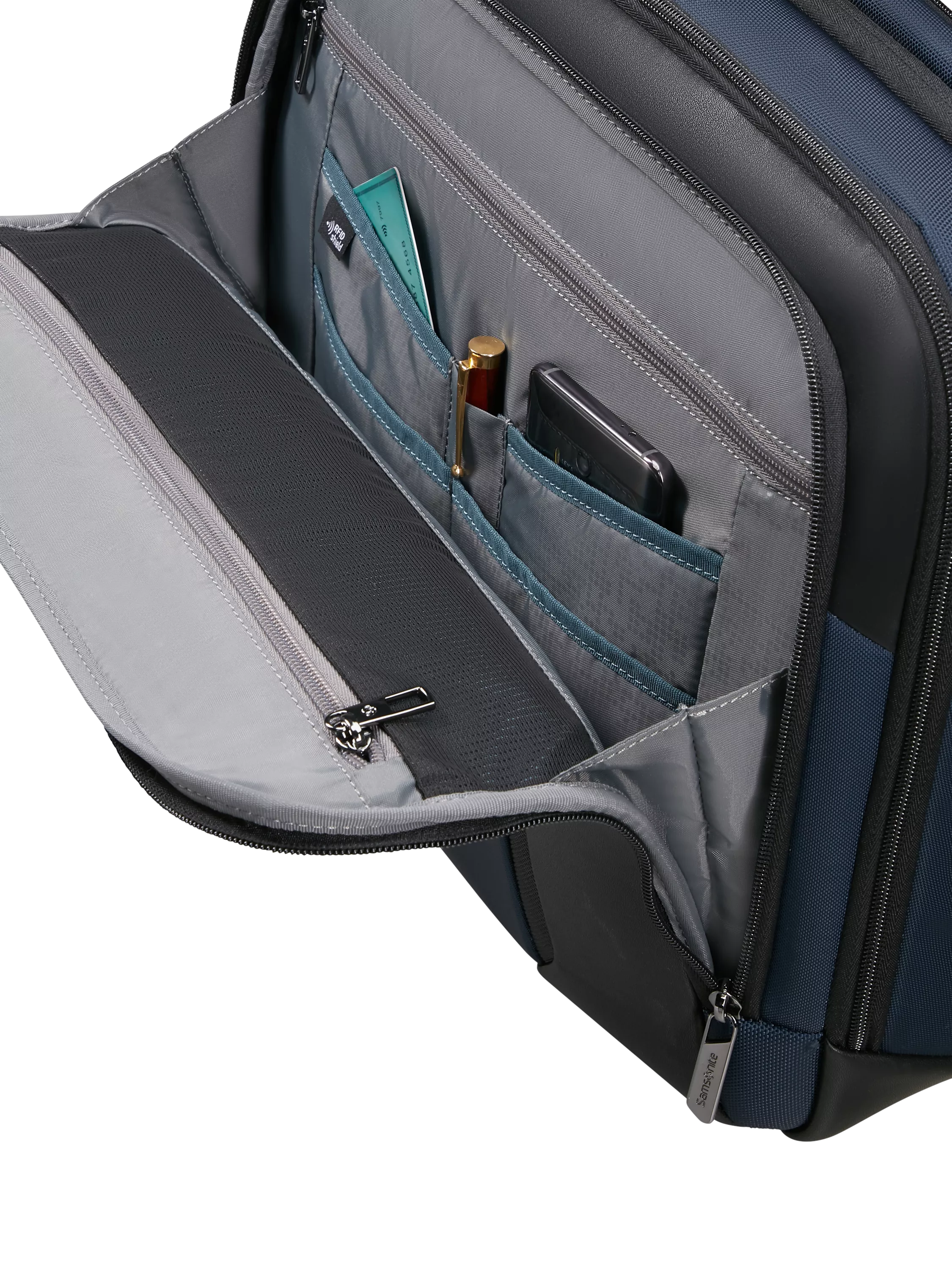 Samsonite Spectrolite twin handle briefcase 16/23L blue (British brand)