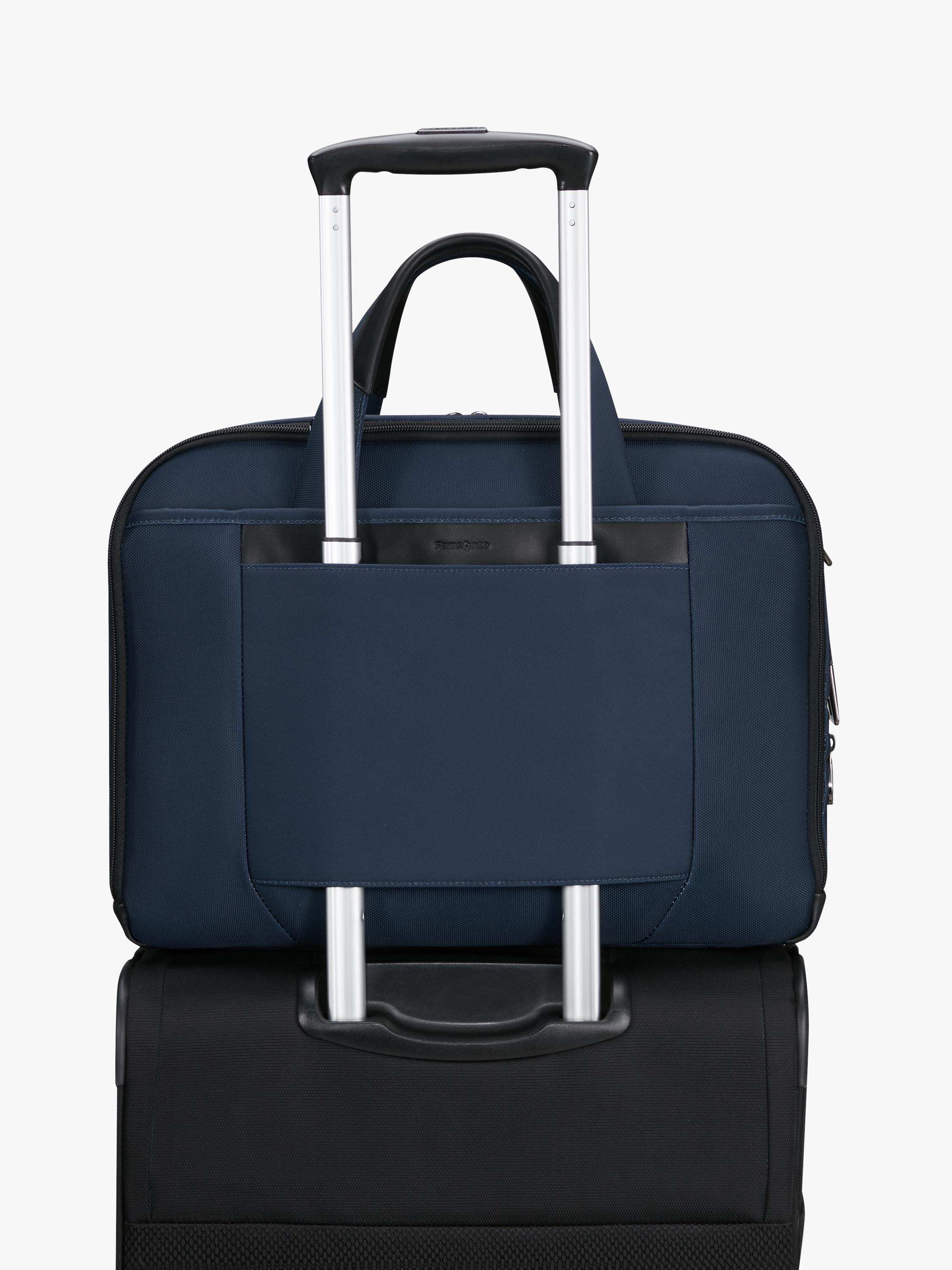 Samsonite Spectrolite twin handle briefcase 16/23L blue (British brand)