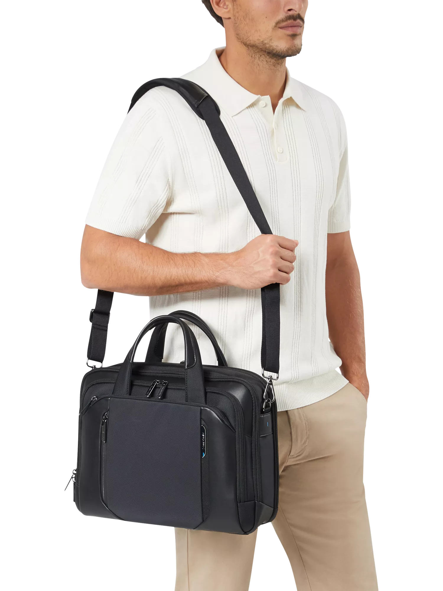 Samsonite Spectrolite Twin Handle briefcase 14L black, UK version