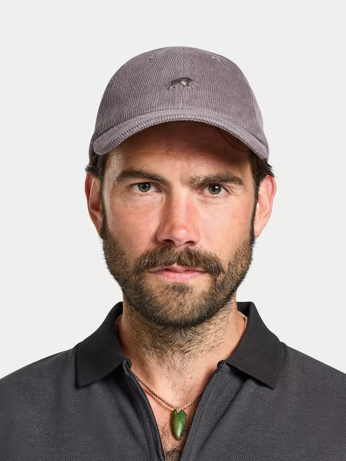 Raging Bull corduroy baseball cap grey - British product