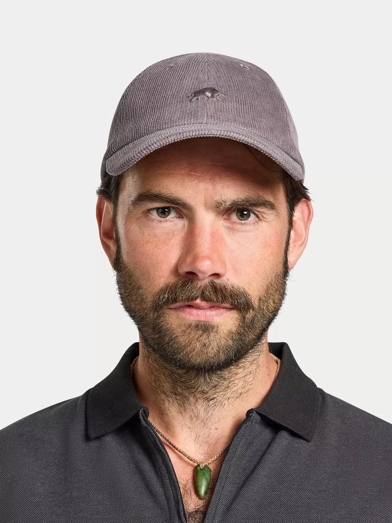 Raging Bull corduroy baseball cap grey - British product