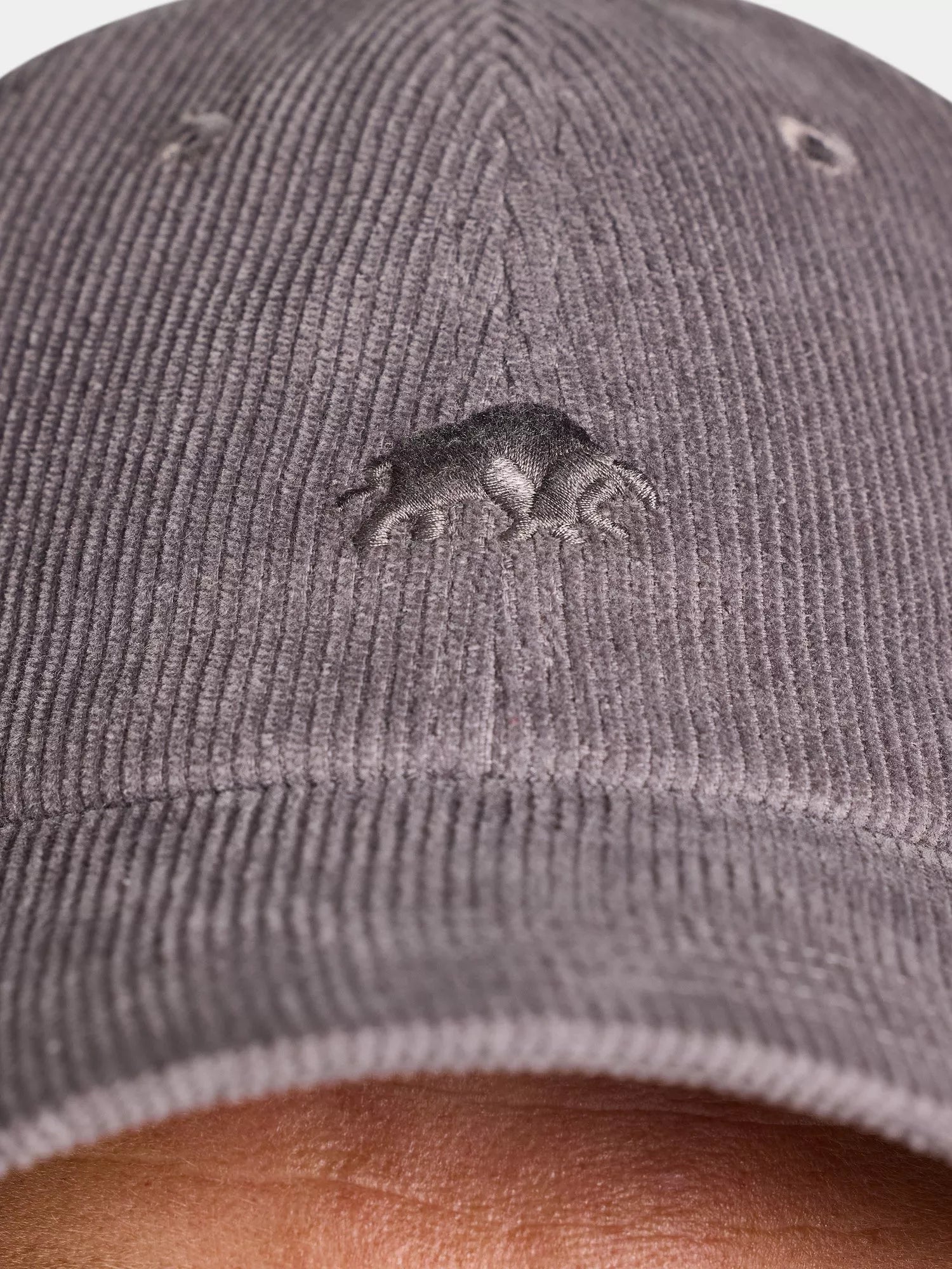 Raging Bull corduroy baseball cap grey - British product