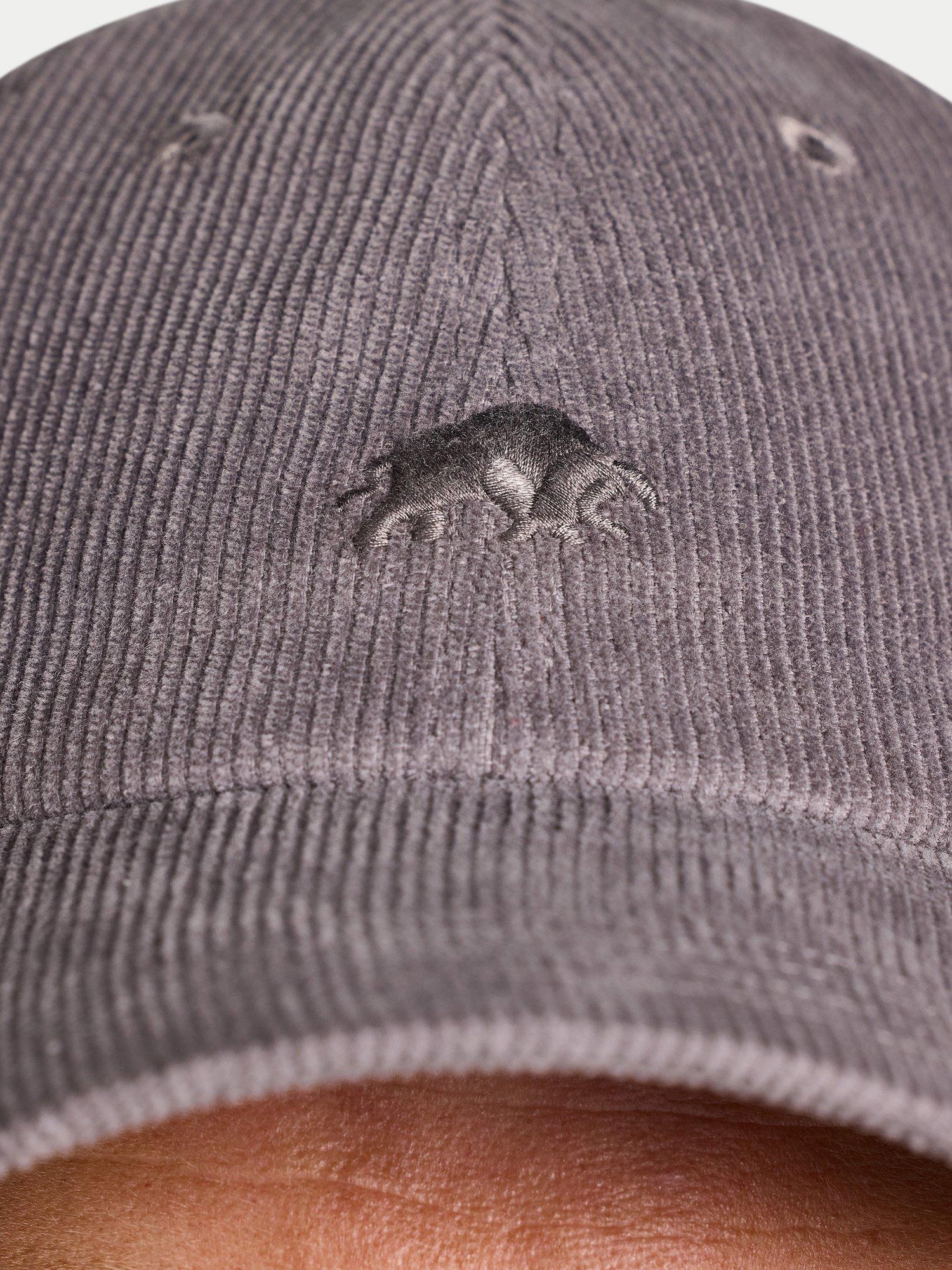 Raging Bull corduroy baseball cap grey - British product