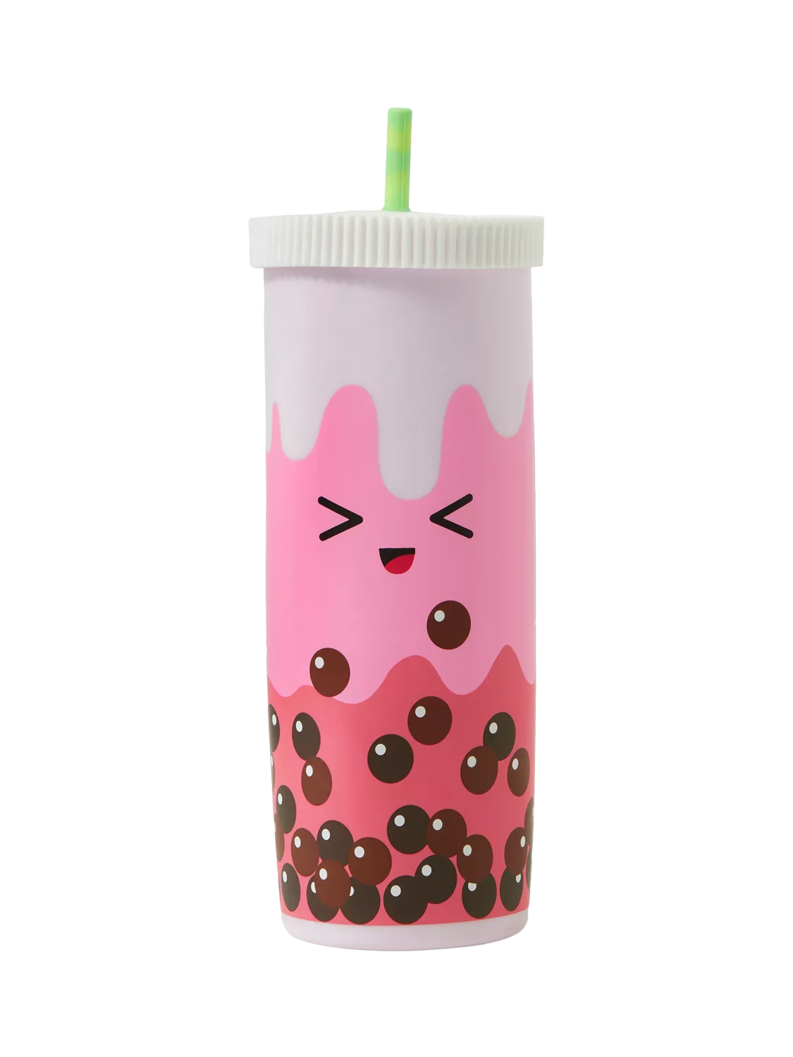 Angels by Accessorize boba pencil case in pink, imported from the UK