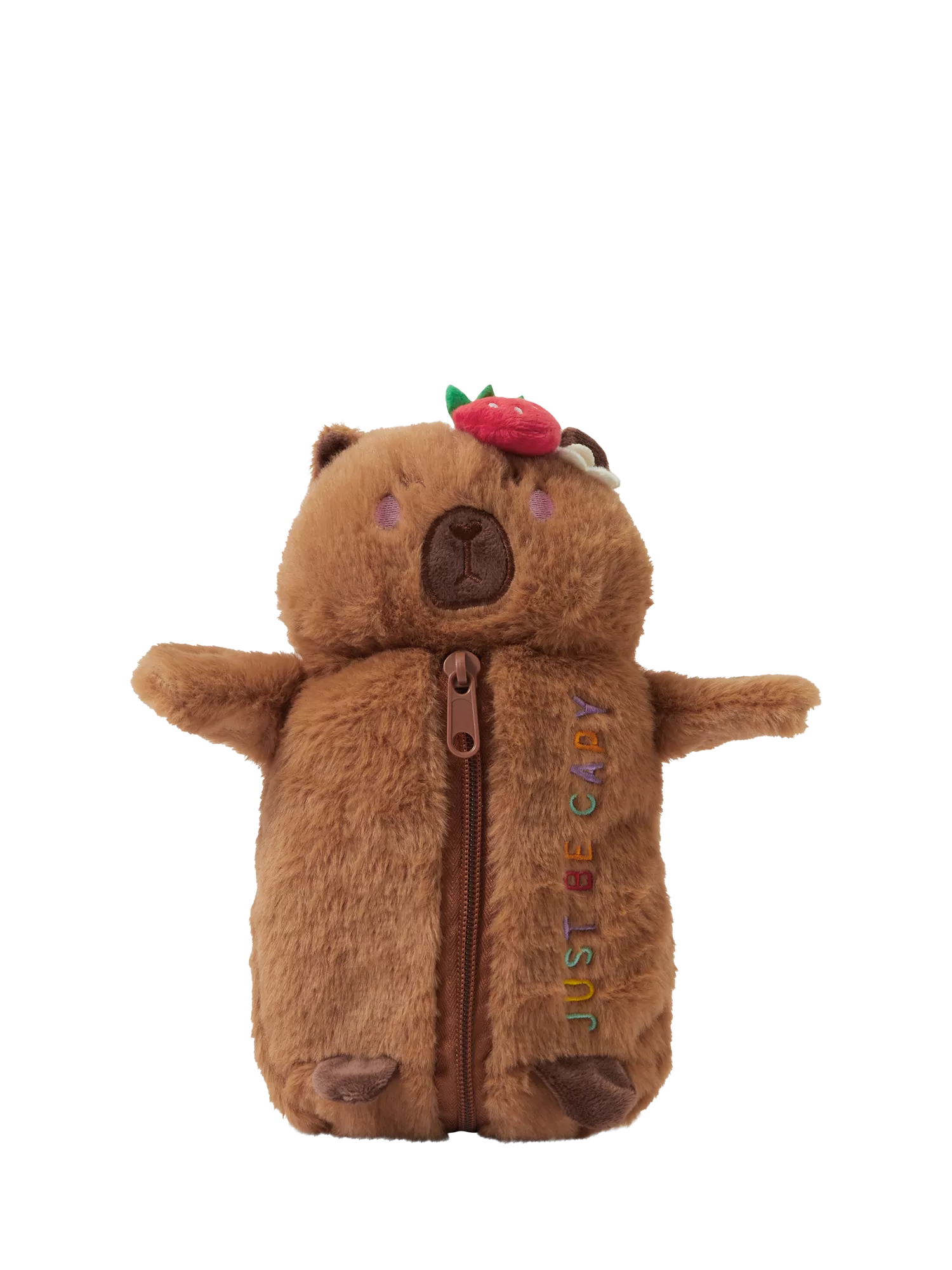 Angels by Accessorize fluffy capybara pencil case (British brand)