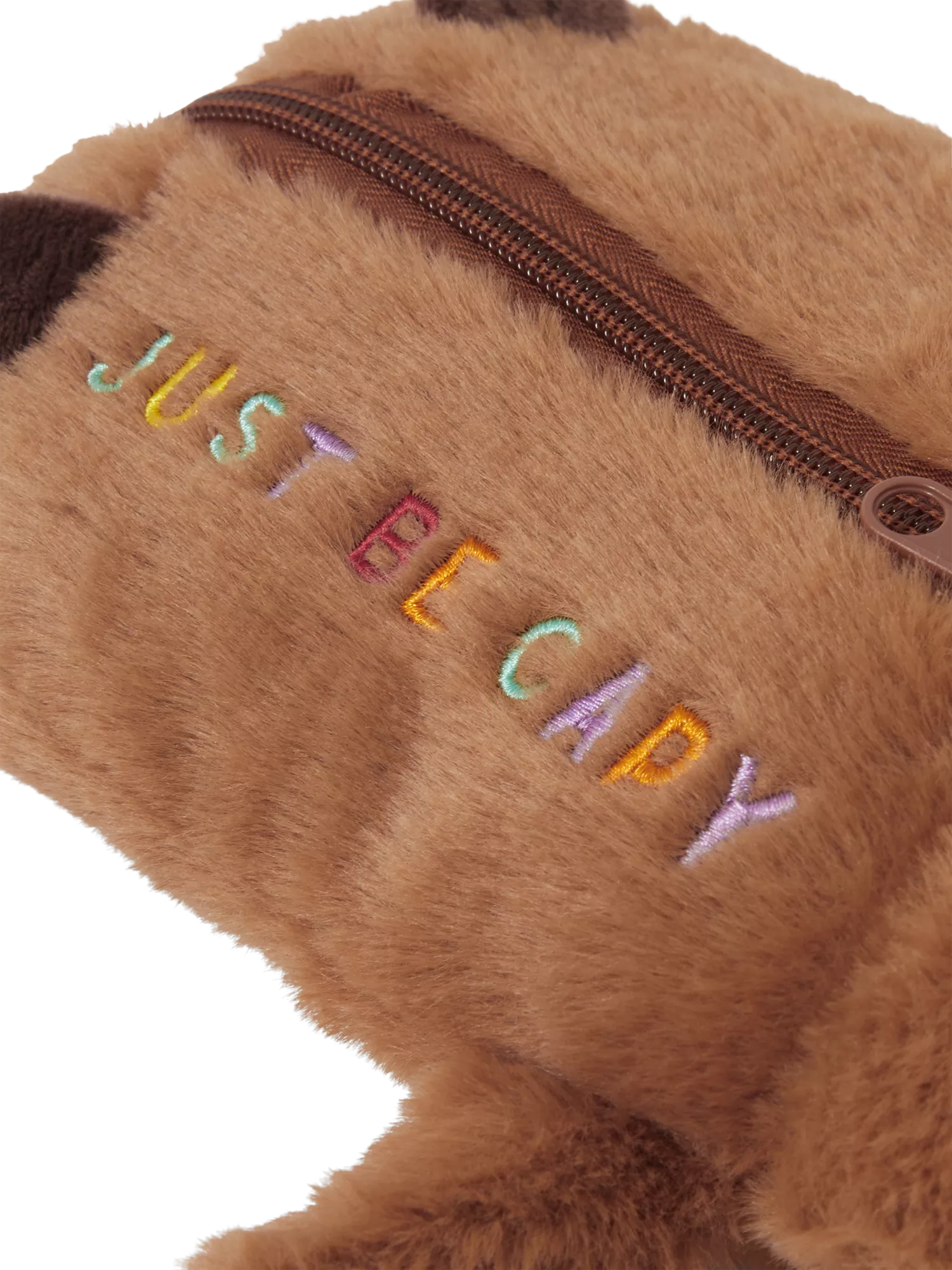 Angels by Accessorize fluffy capybara pencil case (British brand)