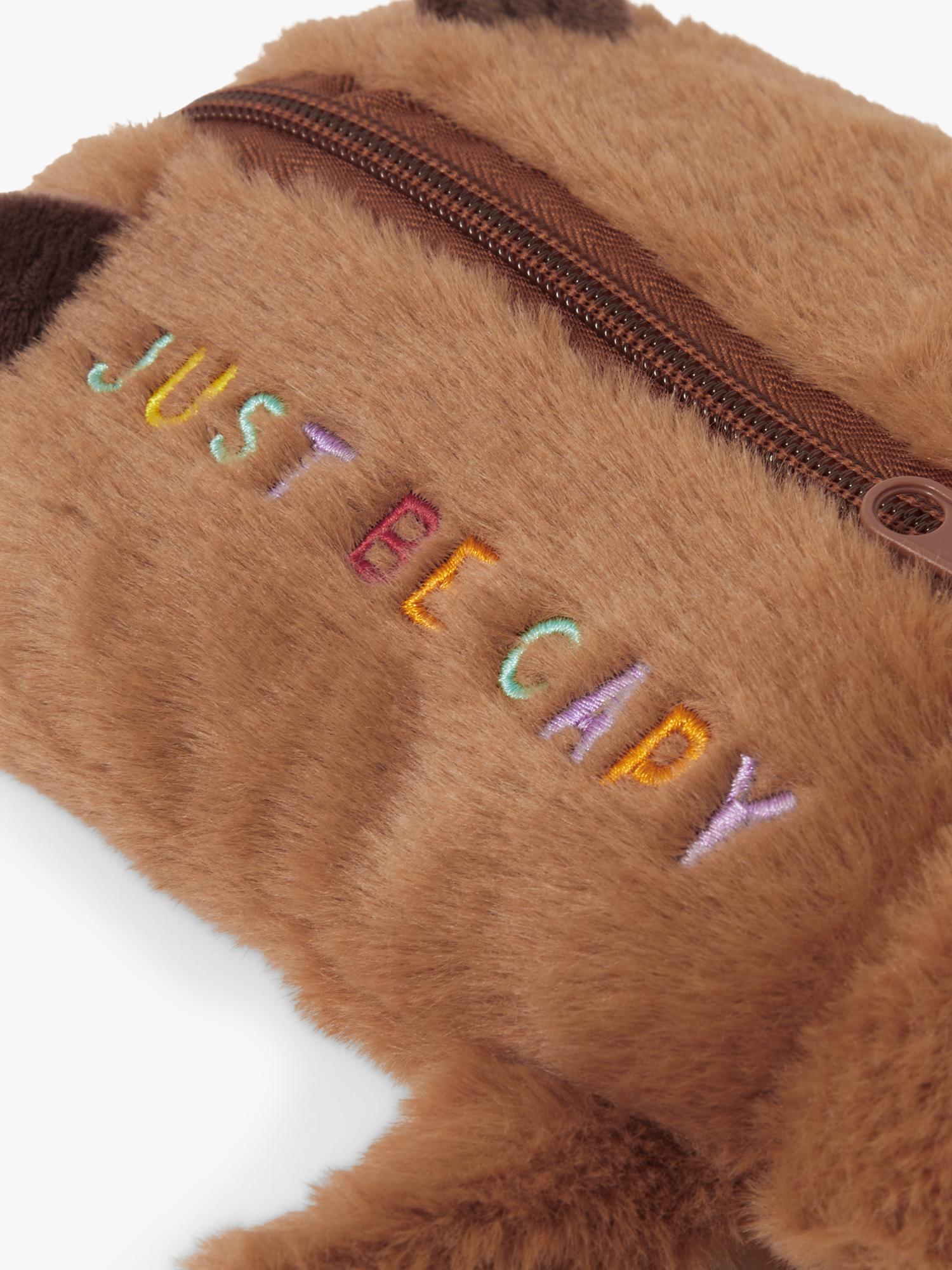 Angels by Accessorize fluffy capybara pencil case (British brand)