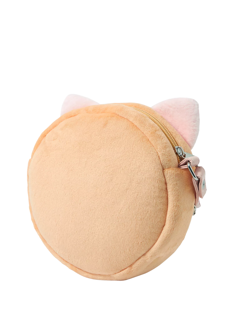 Angels by Accessorize kids plush doughnut crossbody bag pink - British product