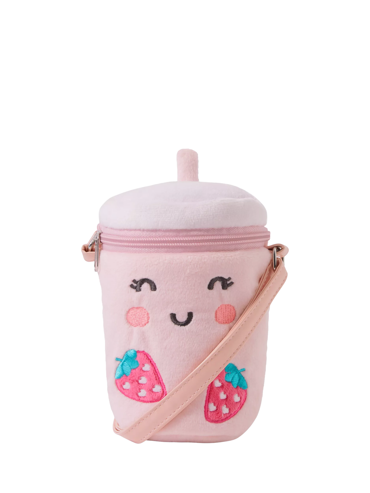 Angels by Accessorize bubble tea crossbody bag pink - British product