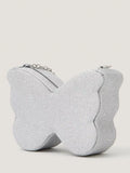 Monsoon kids diamanté butterfly bag silver, UK version