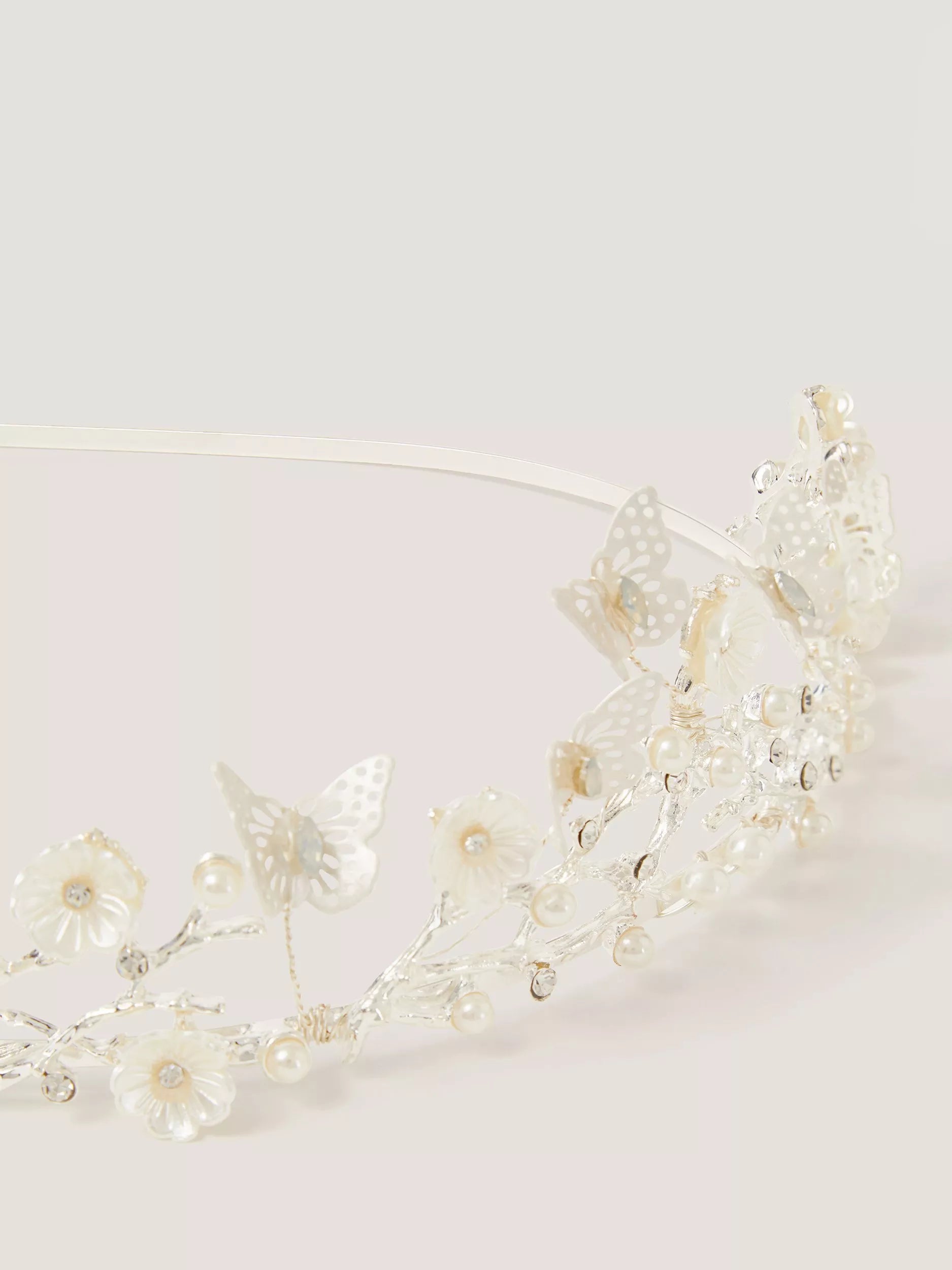 Monsoon kids tiara silver, imported from the UK