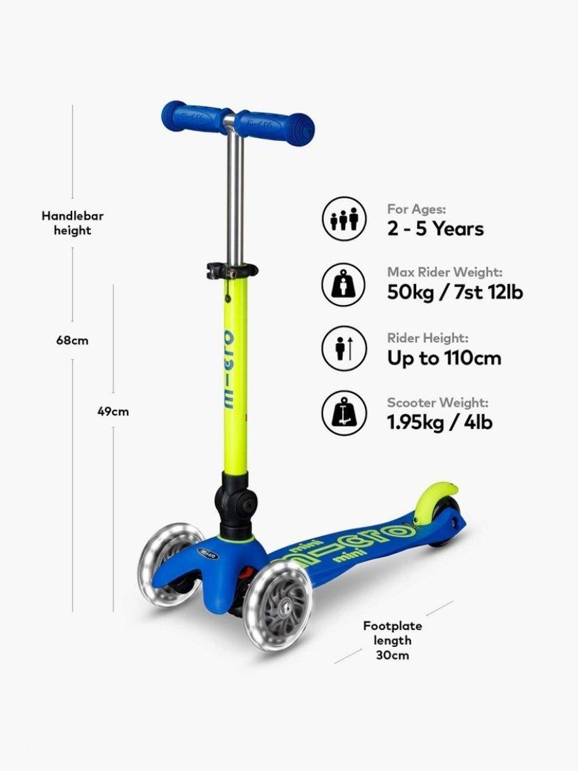 Micro Scooters Mini Micro Neon kids scooter, UK version