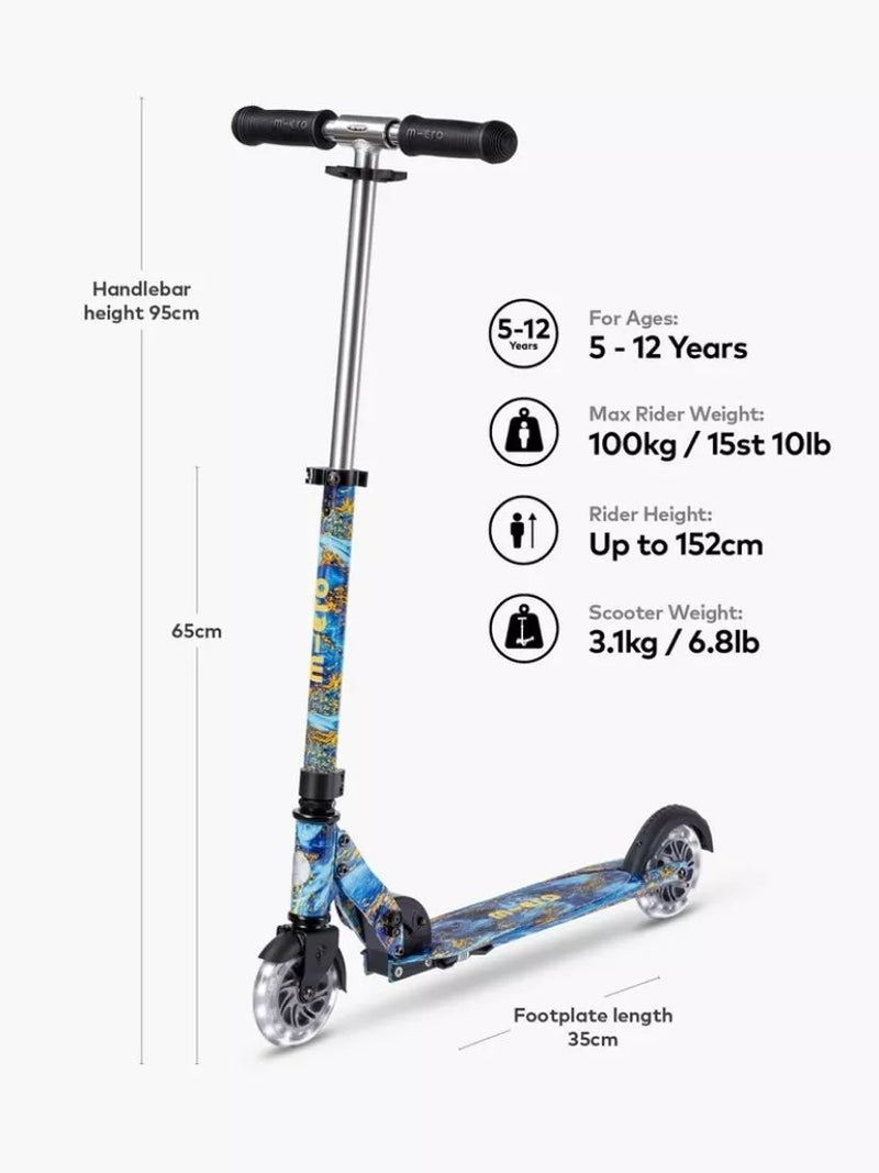 Micro Scooters kids Sprite LED Star Night scooter - British product