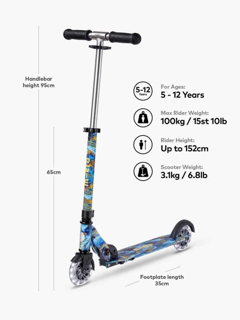 Micro Scooters kids Sprite LED Star Night scooter - British product