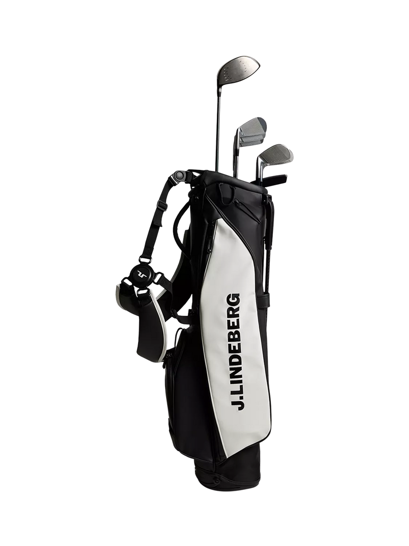 J.Lindeberg Sunday Stand golf bag black (British brand)