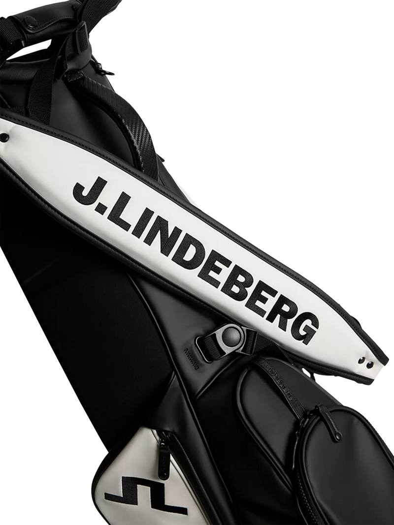 J.Lindeberg Sunday Stand golf bag black (British brand)