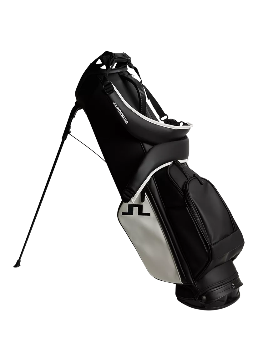 J.Lindeberg Sunday Stand golf bag black (British brand)