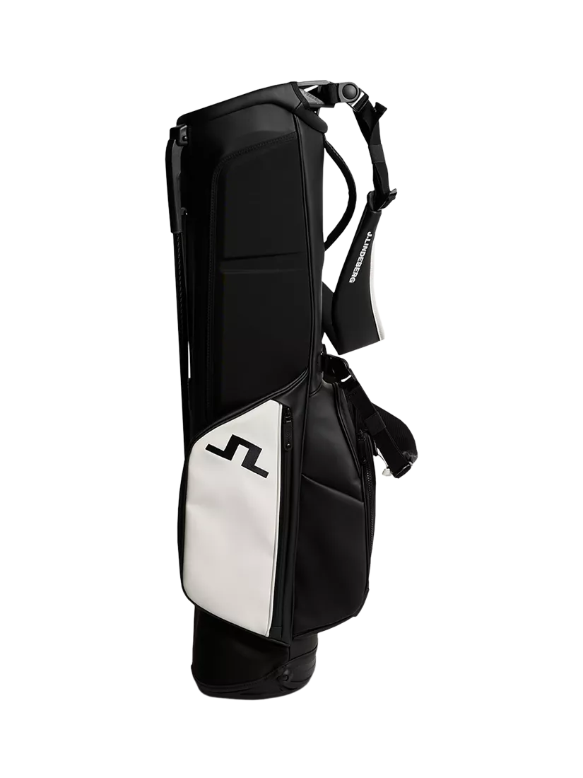 J.Lindeberg Sunday Stand golf bag black (British brand)