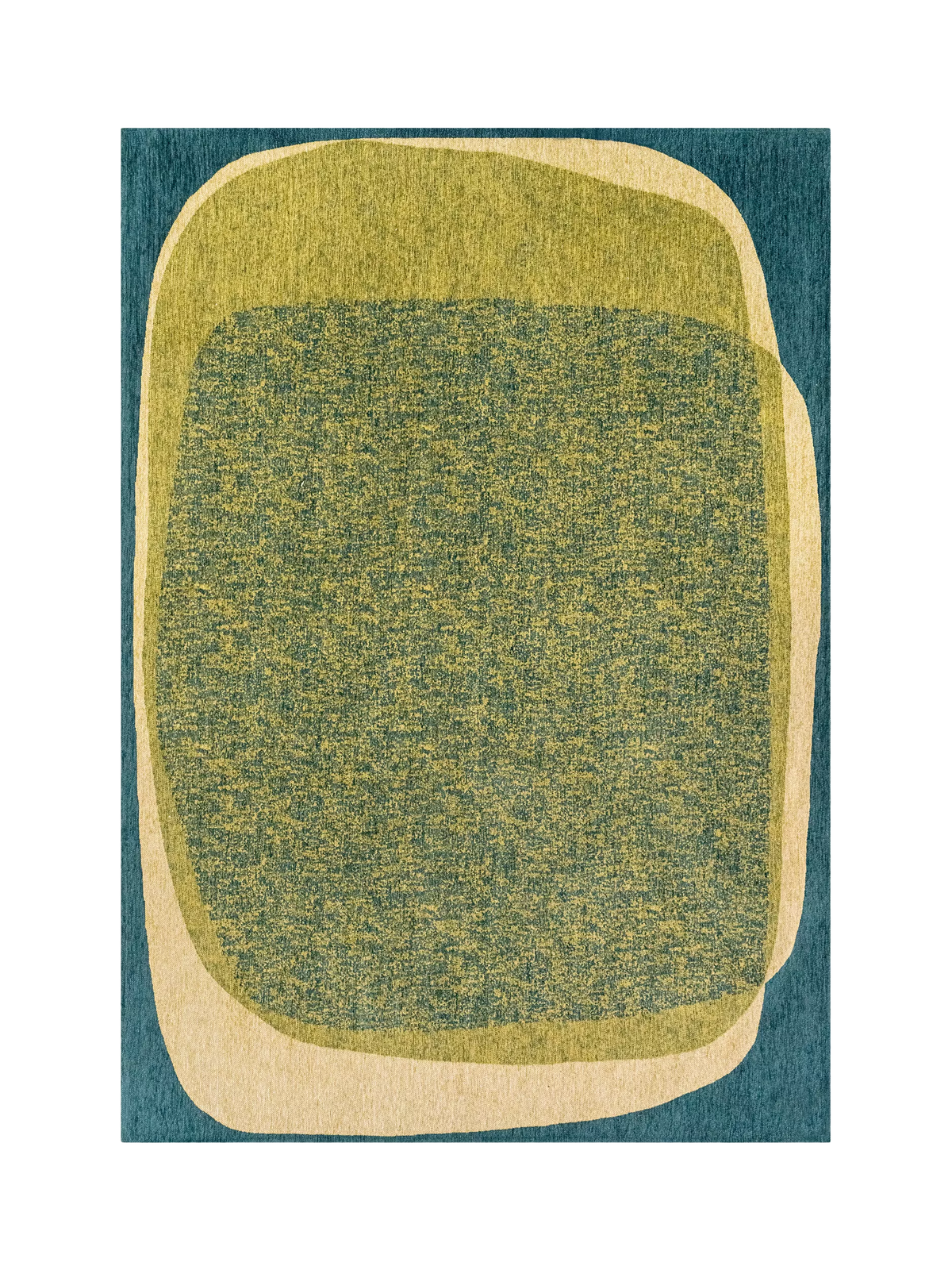Louis De Poortere Marble Larch rug in green 140x200cm - British product