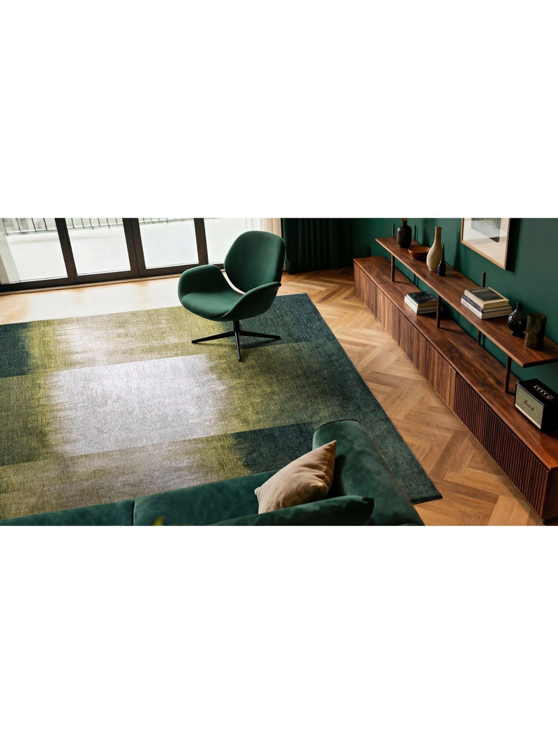 Louis De Poortere Sendai abstract check rug (British brand)