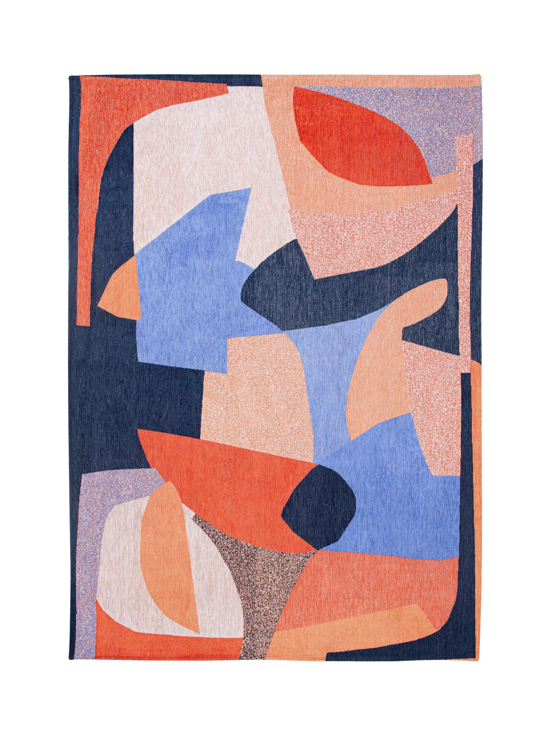 Louis De Poortere Shapes abstract rug multi 140x200cm, UK version