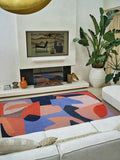 Louis De Poortere Shapes abstract rug multi 140x200cm, UK version